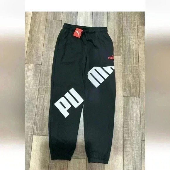 PUMA Boys' Core Logo Jogger Large (14/16) - Picture 1 of 4